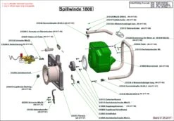 Nordforest Spillwinde 1800 -Forstmaschinengeschäft 40 217 Ersatzteile 1