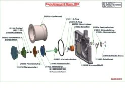 Nordforest Spillwinde 1800 -Forstmaschinengeschäft 40 217 Ersatzteile 2