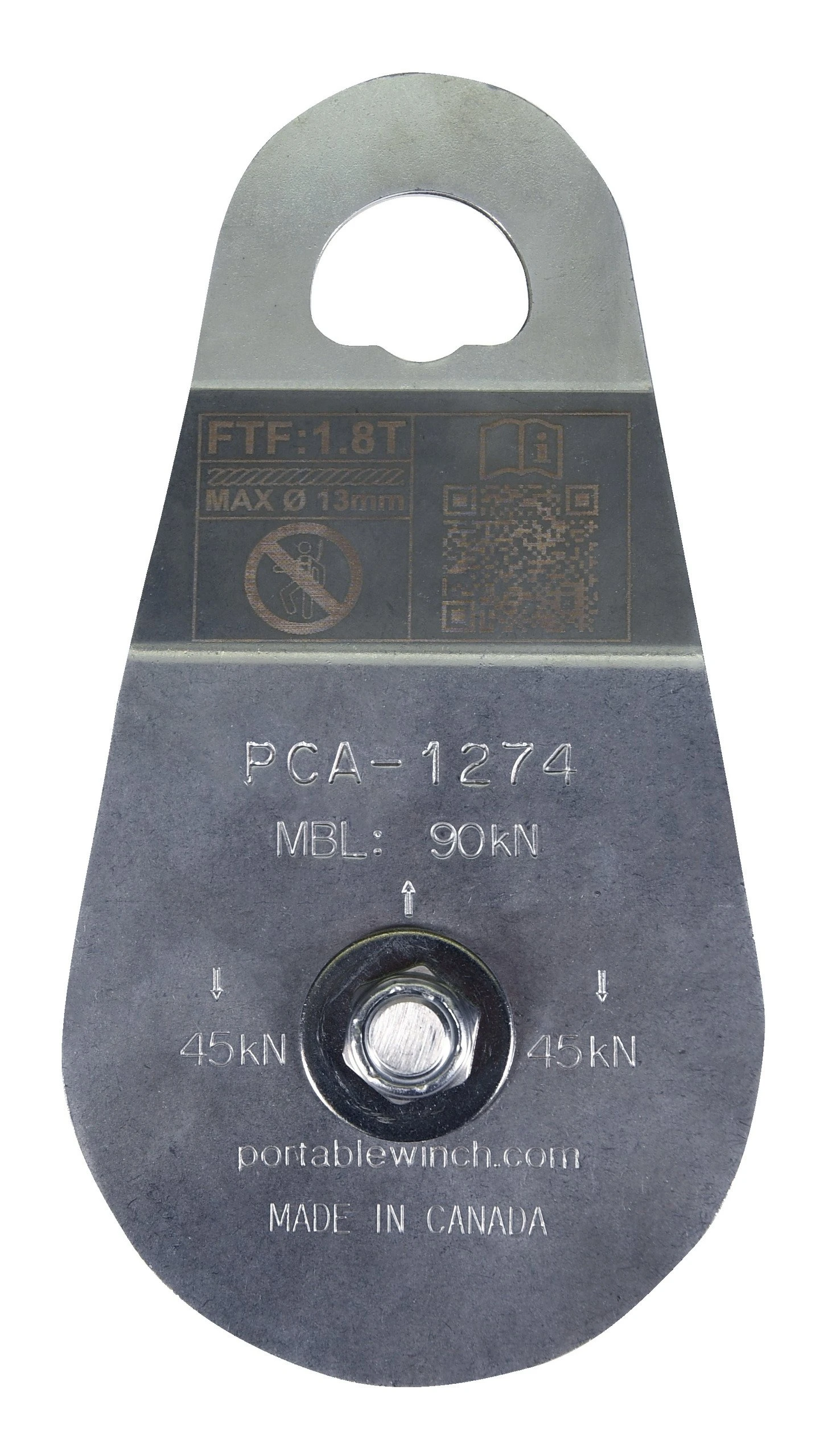 Portable Winch Umlenkrolle Single 1 Portable Winch Umlenkrolle Single