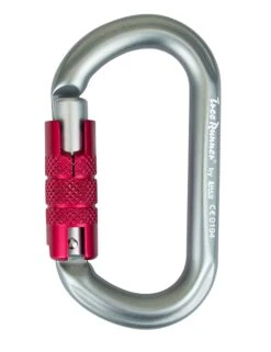 Tree Runner Karabiner Oval-Trilock, Alu - EN 362 -Forstmaschinengeschäft 71 249 1 j20