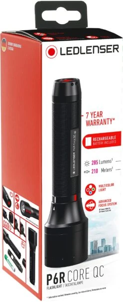 Ledlenser Taschenlampe P6R Core QC -Forstmaschinengeschäft 82 176 03 3 j21