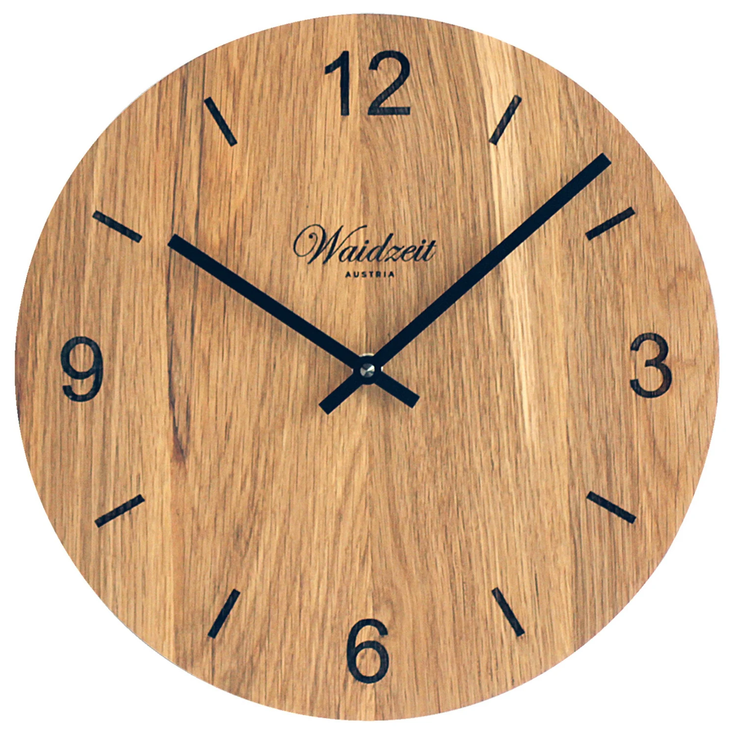 Waidzeit Wanduhr Tempus Eiche 1 Waidzeit Wanduhr Tempus Eiche