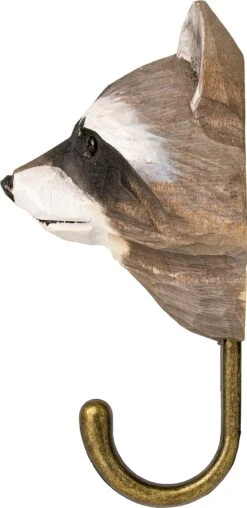 Wandhaken Waschbär -Forstmaschinengeschäft 82 380 03 3 j22