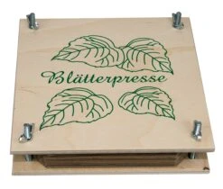 Blätterpresse