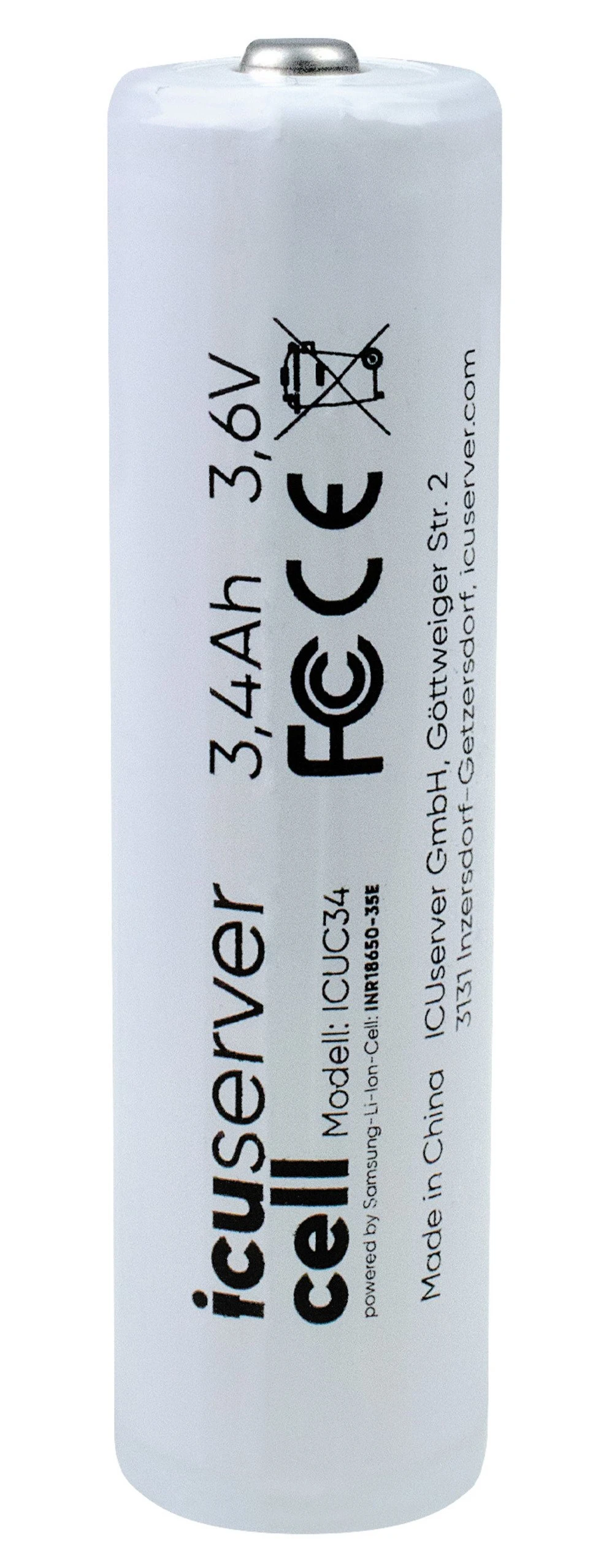 Icuserver 18650-Akkus Im 3er-Set 2 Icuserver 18650-Akkus Im 3er-Set – Bild 2