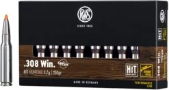 RWS Büchsenpatronen Hit Short Rifle .308 Win.
