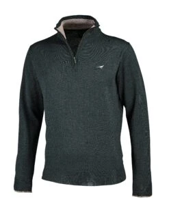 Laksen Pullover Norfolk Zip Neck