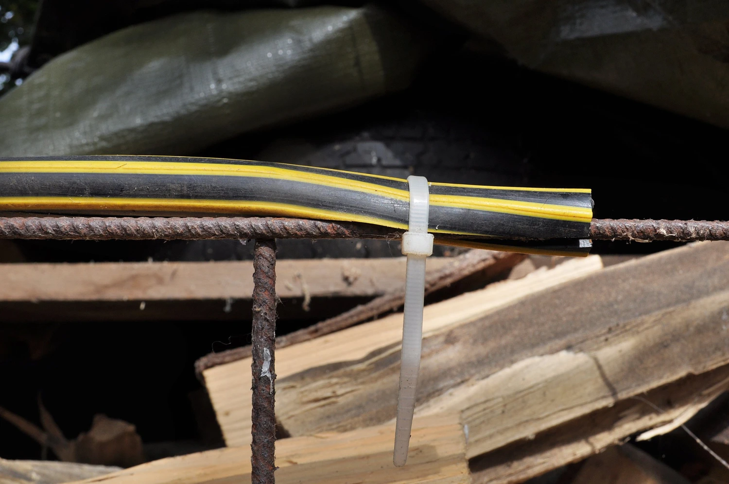 Nordforest Runde Holzabdeckplane 2 Nordforest Runde Holzabdeckplane – Bild 2