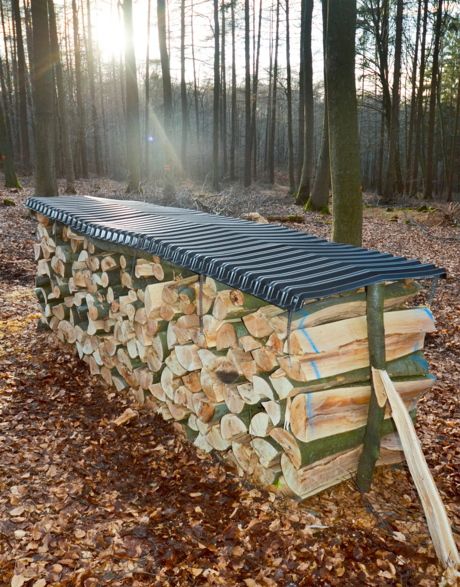 Brennholzabdeckung 1 Brennholzabdeckung