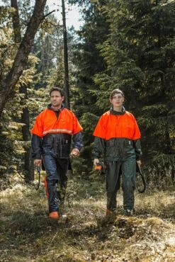 Flexorain Regenjacke Mit Reflexstreifen -Forstmaschinengeschäft B 95 019 bl 95 020 bl m j13