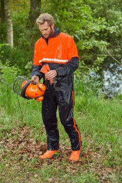 Flexorain Regenjacke Mit Reflexstreifen -Forstmaschinengeschäft B 95 019 95 020 m 2 j15 1