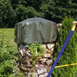 Nordforest Runde Holzabdeckplane